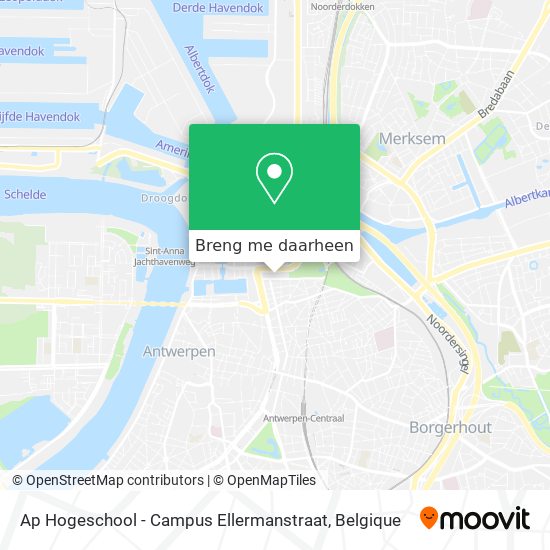 Ap Hogeschool - Campus Ellermanstraat kaart