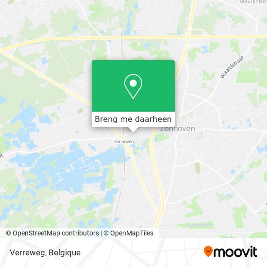 Verreweg kaart