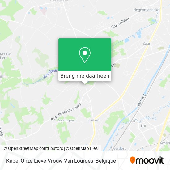 Kapel Onze-Lieve-Vrouw Van Lourdes kaart