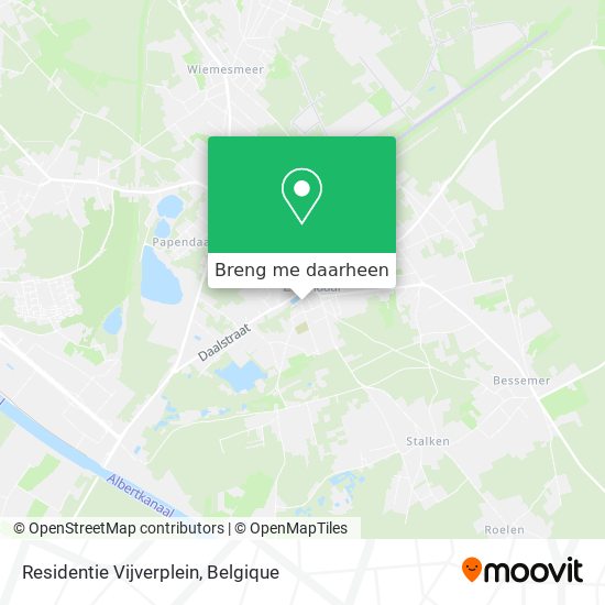 Residentie Vijverplein kaart