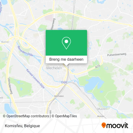 Komisfeu kaart