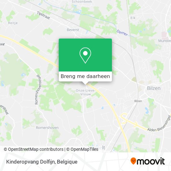 Kinderopvang Dolfijn kaart