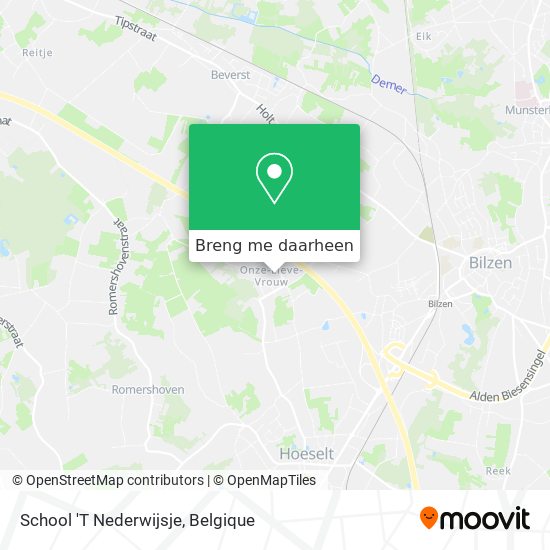 School 'T Nederwijsje kaart