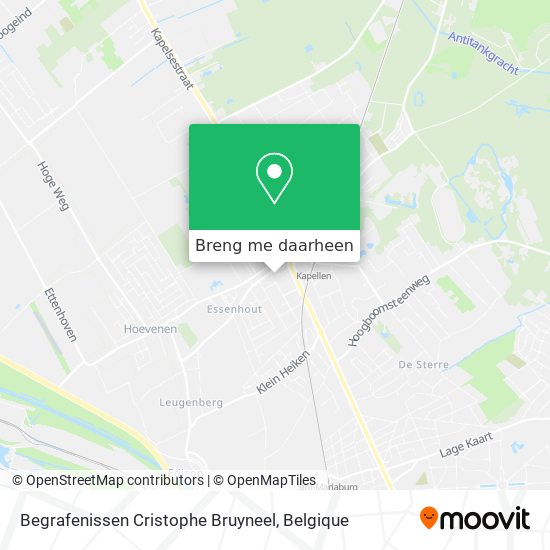 Begrafenissen Cristophe Bruyneel kaart