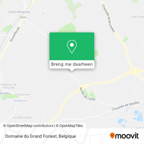Domaine du Grand Foriest kaart
