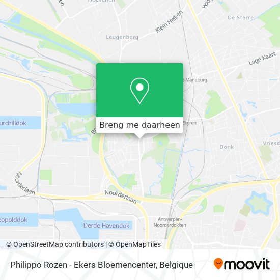 Philippo Rozen - Ekers Bloemencenter kaart