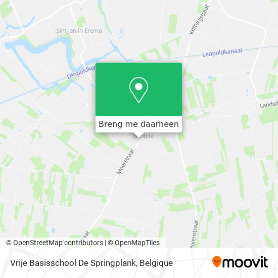 Vrije Basisschool De Springplank kaart