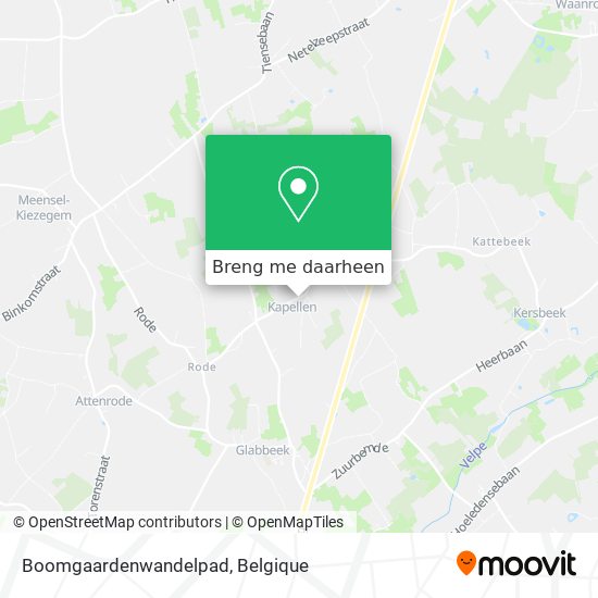 Boomgaardenwandelpad kaart