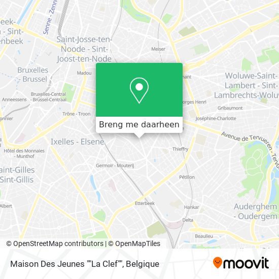 Maison Des Jeunes ""La Clef"" kaart