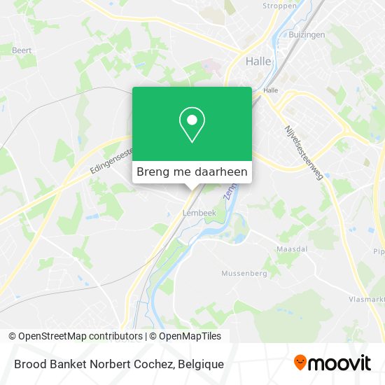 Brood Banket Norbert Cochez kaart