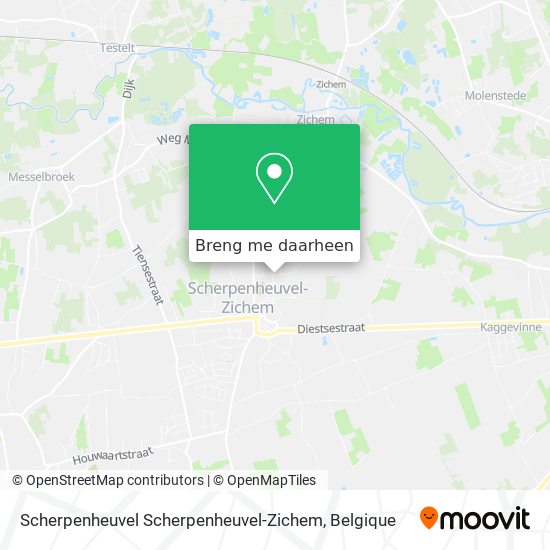 Scherpenheuvel Scherpenheuvel-Zichem kaart
