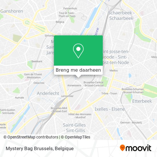 Mystery Bag Brussels kaart