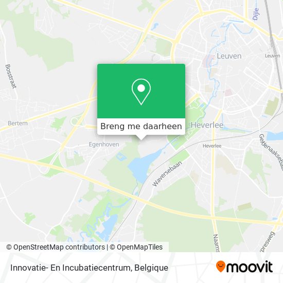 Innovatie- En Incubatiecentrum kaart