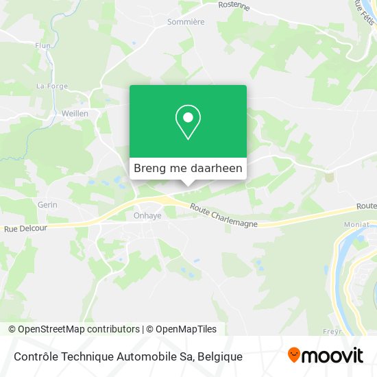 Contrôle Technique Automobile Sa kaart