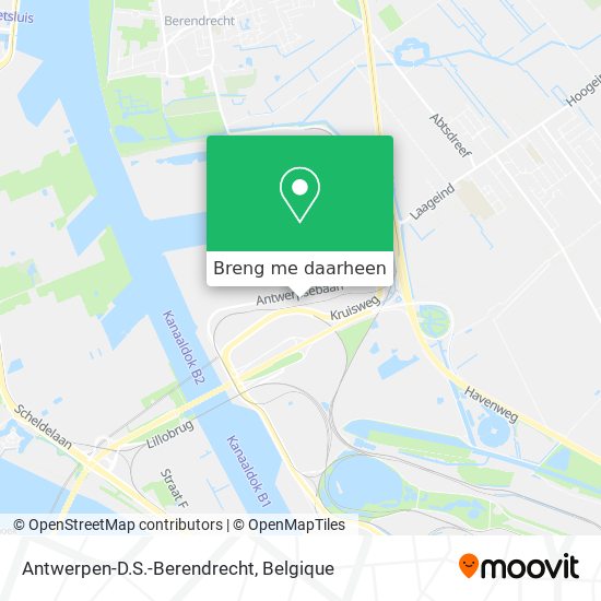 Antwerpen-D.S.-Berendrecht kaart