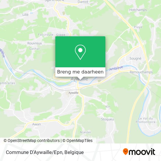Commune D'Aywaille/Epn kaart