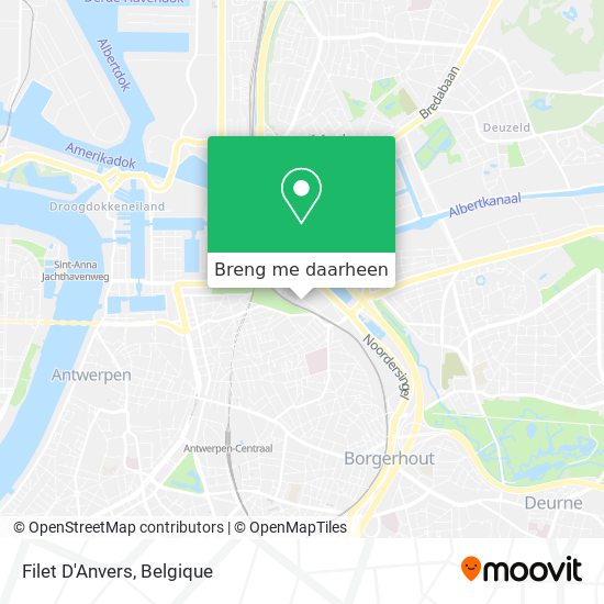 Filet D'Anvers kaart