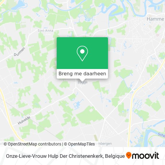 Onze-Lieve-Vrouw Hulp Der Christenenkerk kaart