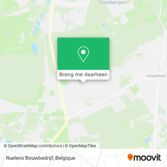 Ruelens Bouwbedrijf kaart