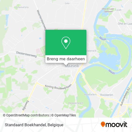 Standaard Boekhandel kaart