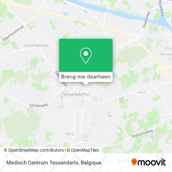 Medisch Centrum Tessenderlo kaart