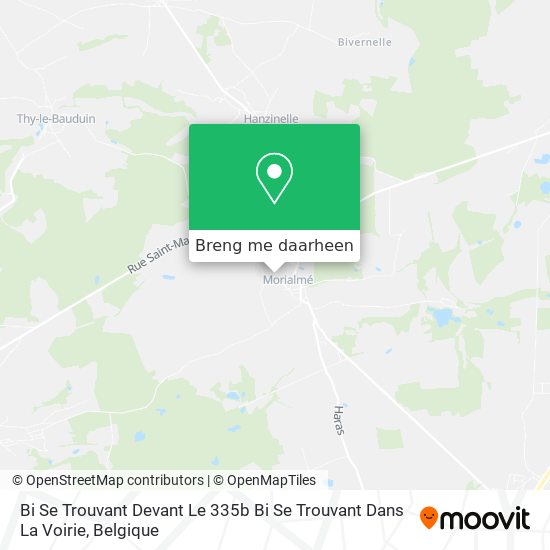 Bi Se Trouvant Devant Le 335b Bi Se Trouvant Dans La Voirie kaart