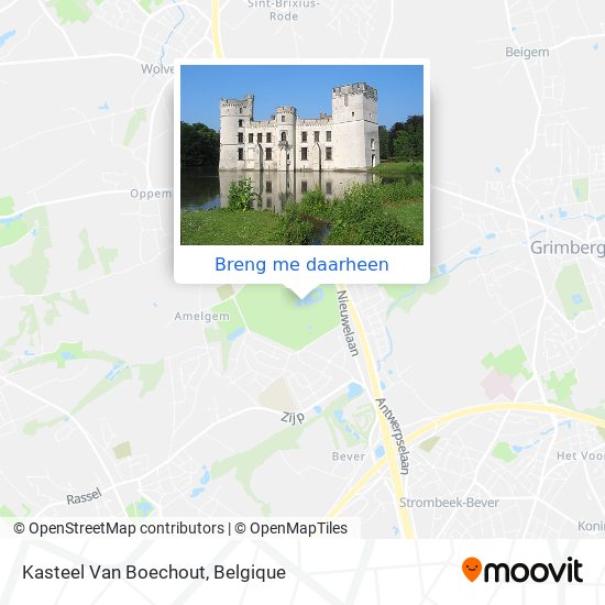 Kasteel Van Boechout kaart