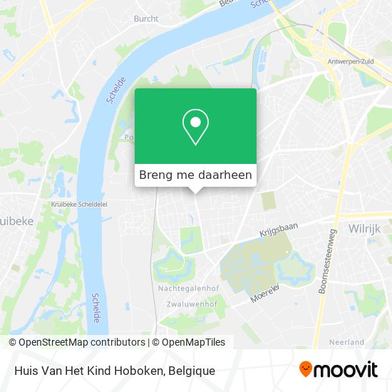 Huis Van Het Kind Hoboken kaart