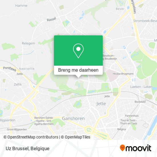 Uz Brussel kaart
