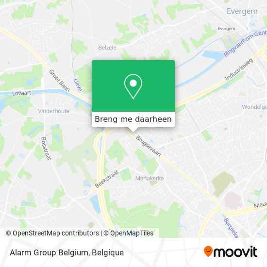 Alarm Group Belgium kaart