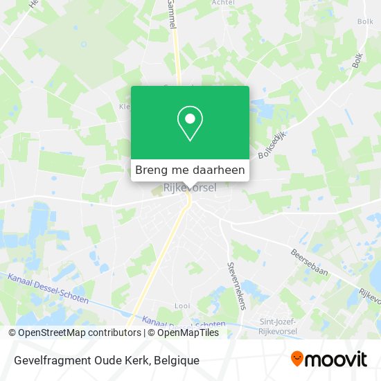 Gevelfragment Oude Kerk kaart