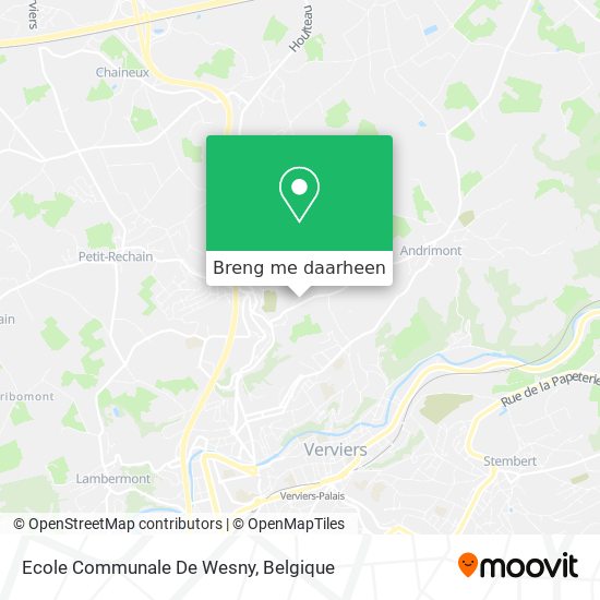 Ecole Communale De Wesny kaart