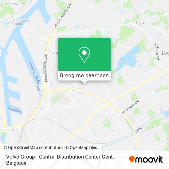 Volvo Group - Central Distribution Center Gent kaart
