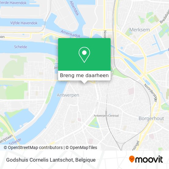 Godshuis Cornelis Lantschot kaart