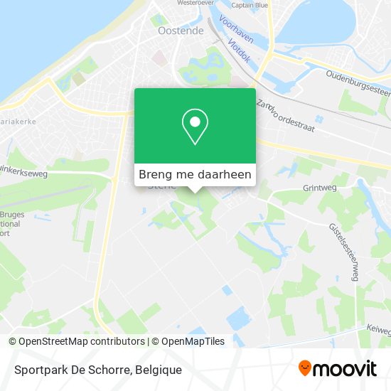 Sportpark De Schorre kaart