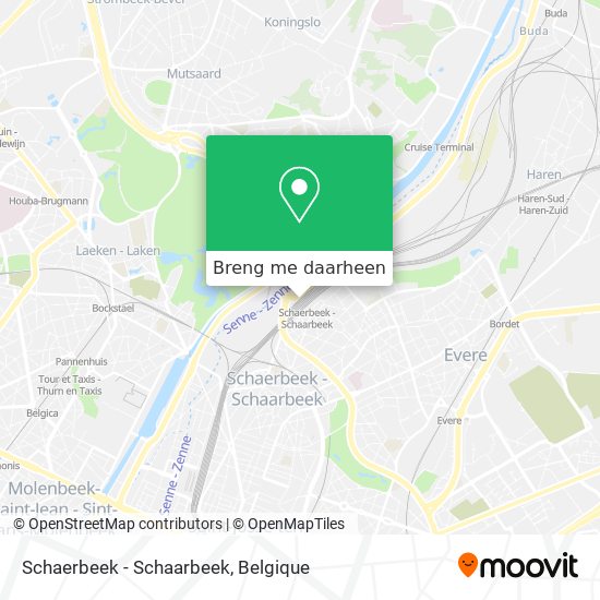 Schaerbeek - Schaarbeek kaart