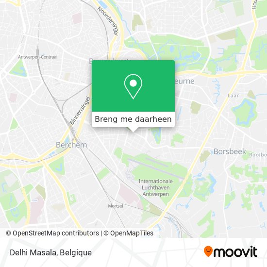 Delhi Masala kaart