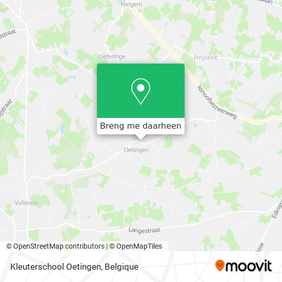 Kleuterschool Oetingen kaart