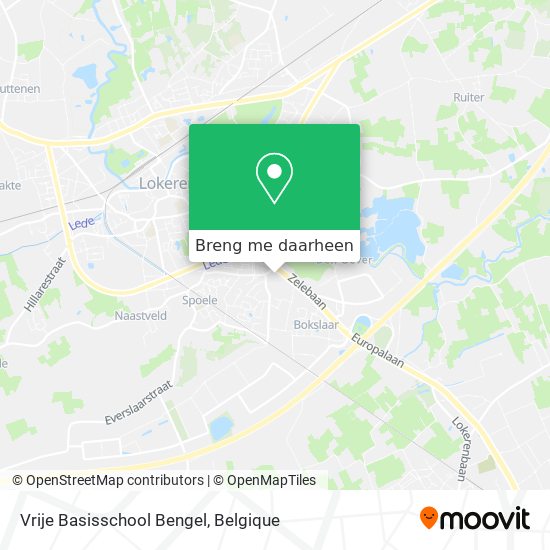 Vrije Basisschool Bengel kaart