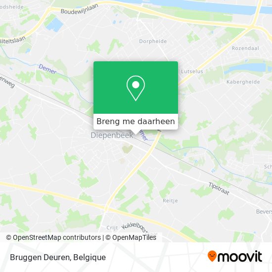 Bruggen Deuren kaart