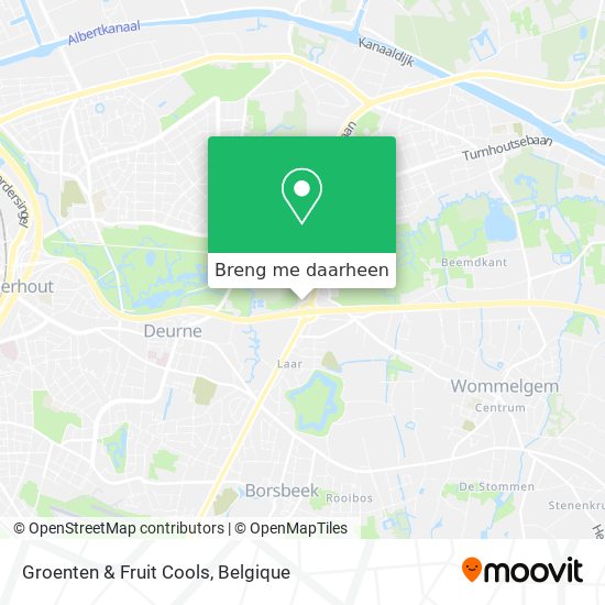 Groenten & Fruit Cools kaart