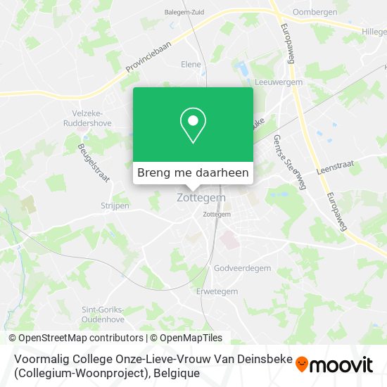 Voormalig College Onze-Lieve-Vrouw Van Deinsbeke (Collegium-Woonproject) kaart