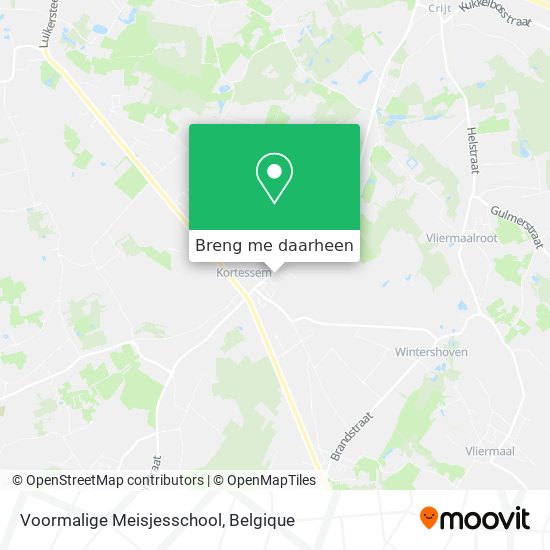 Voormalige Meisjesschool kaart