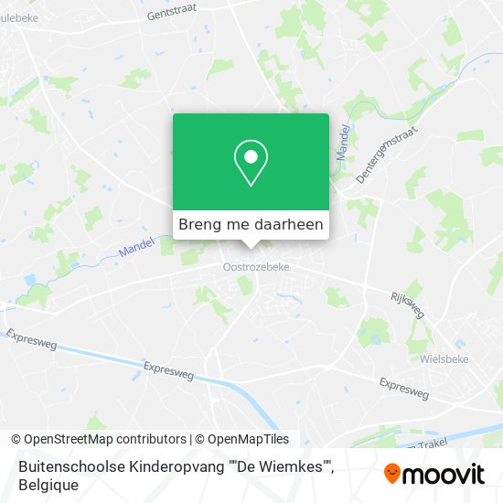 Buitenschoolse Kinderopvang ""De Wiemkes"" kaart