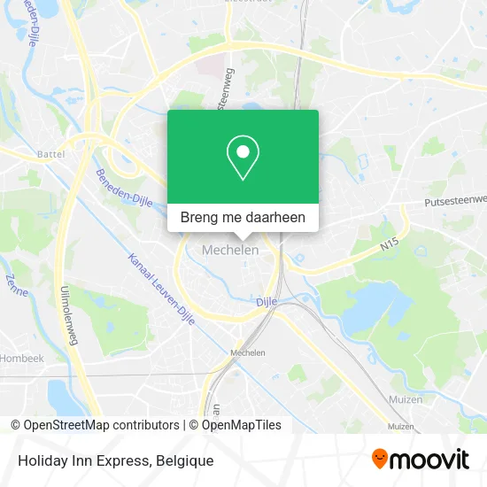 Holiday Inn Express kaart