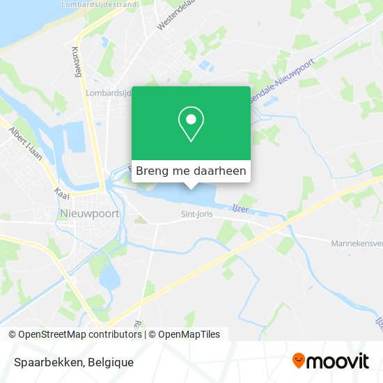 Spaarbekken kaart