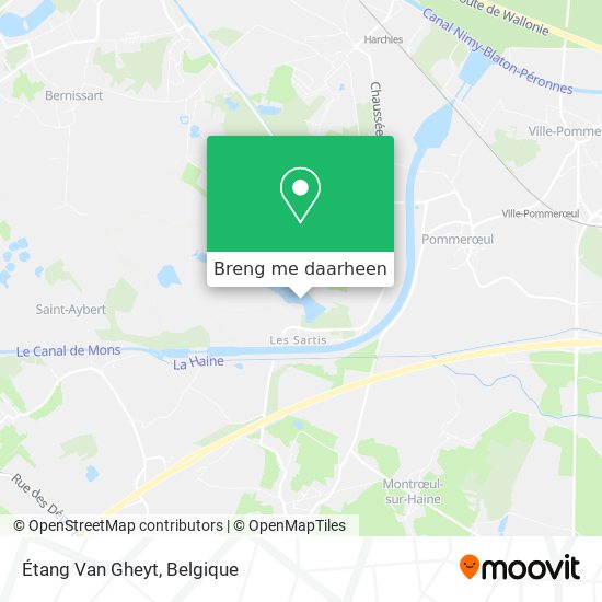Étang Van Gheyt kaart