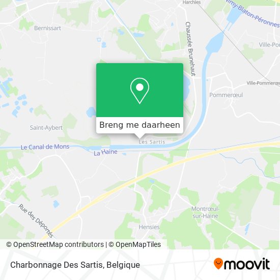 Charbonnage Des Sartis kaart
