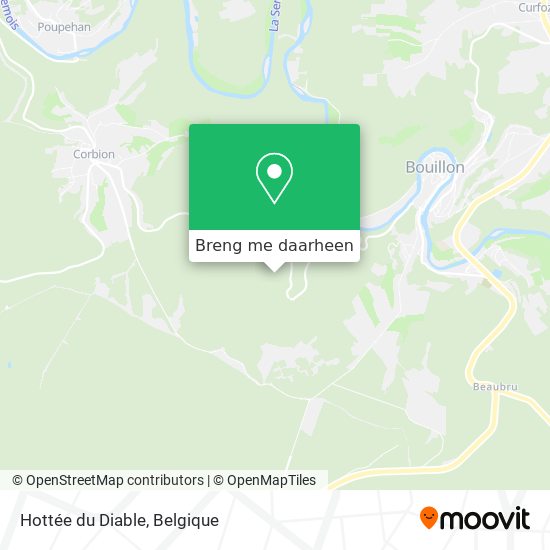 Hottée du Diable kaart