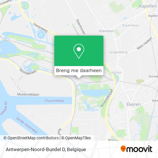 Antwerpen-Noord-Bundel D kaart